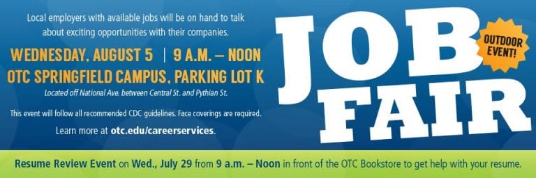 Job Fair Web Banner - OTC Career Services