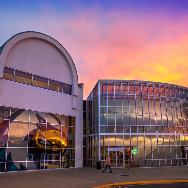 Sunset over Informations Commons North