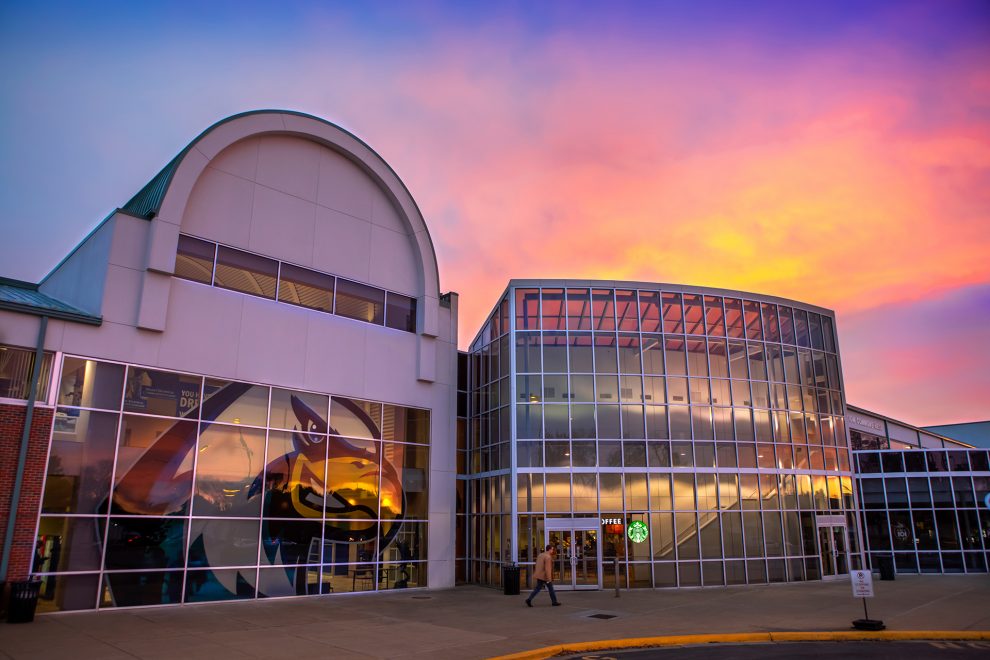 Sunset over Informations Commons North